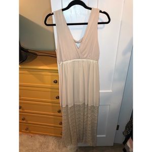 Deep Plunge Wrap Maxi Dress